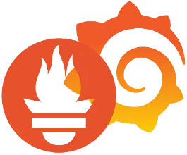 Grafana and Prometheus logo