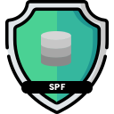 guard icon with database symbol