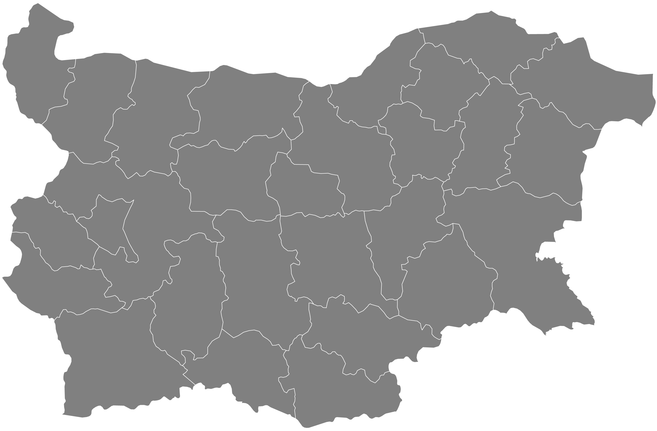 map of bulgaria