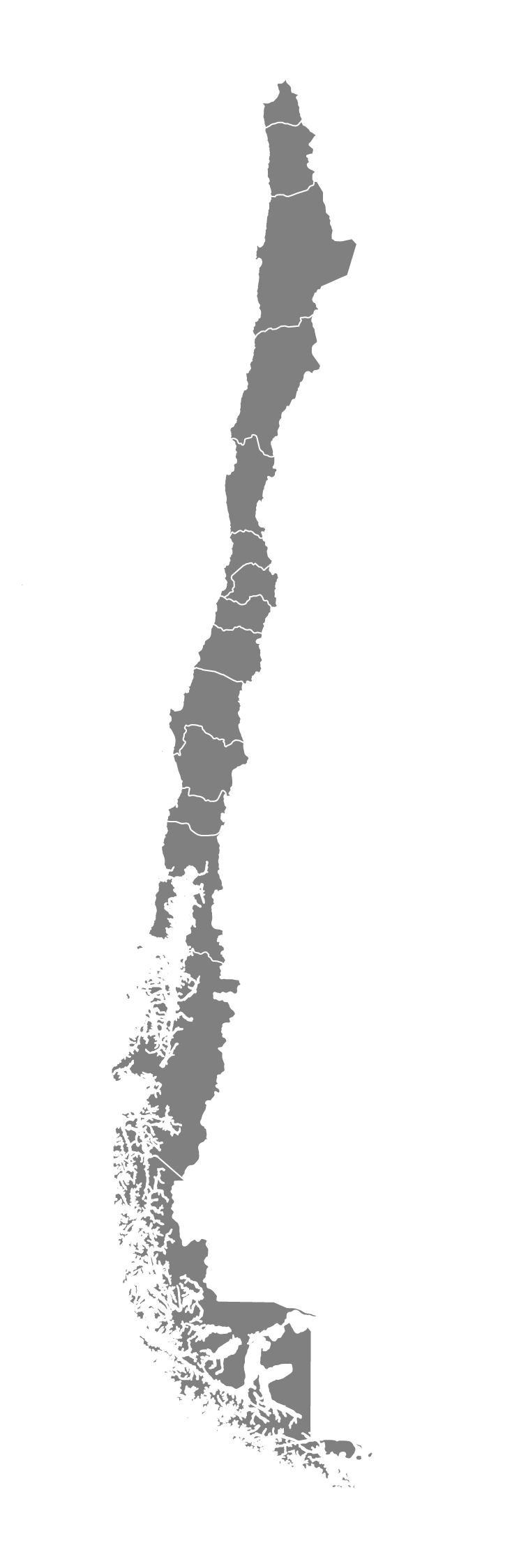 map of chile