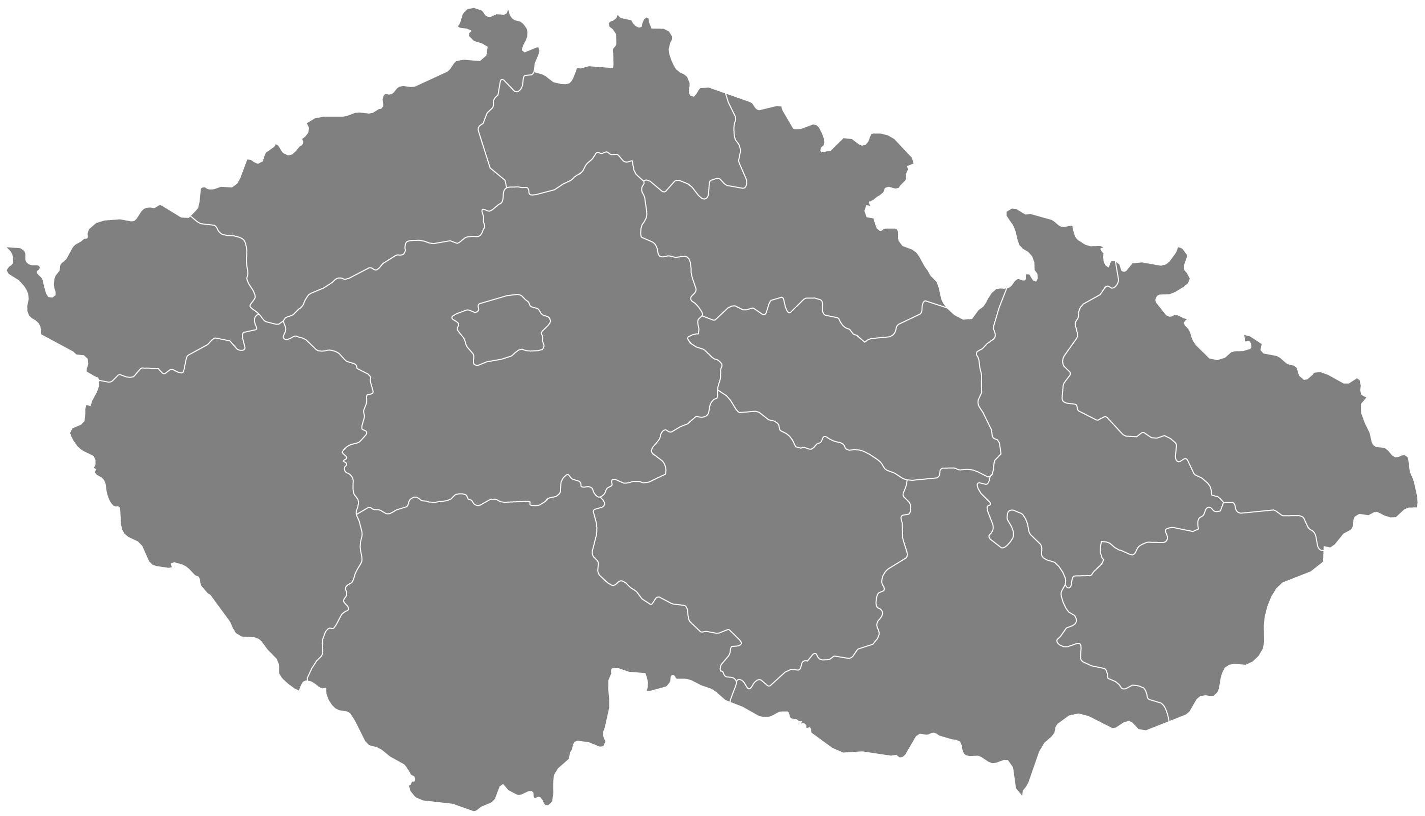 map of czech republic