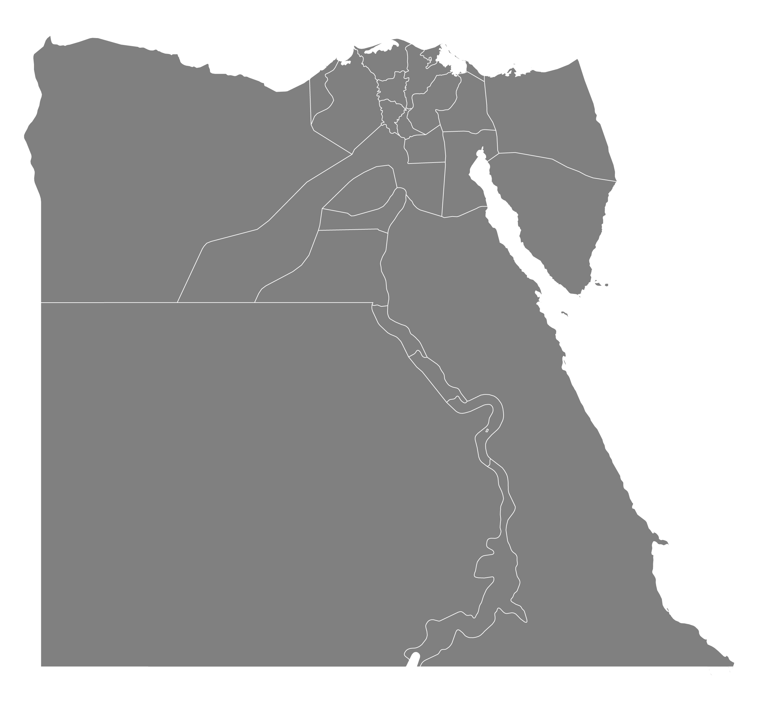 map of egypt