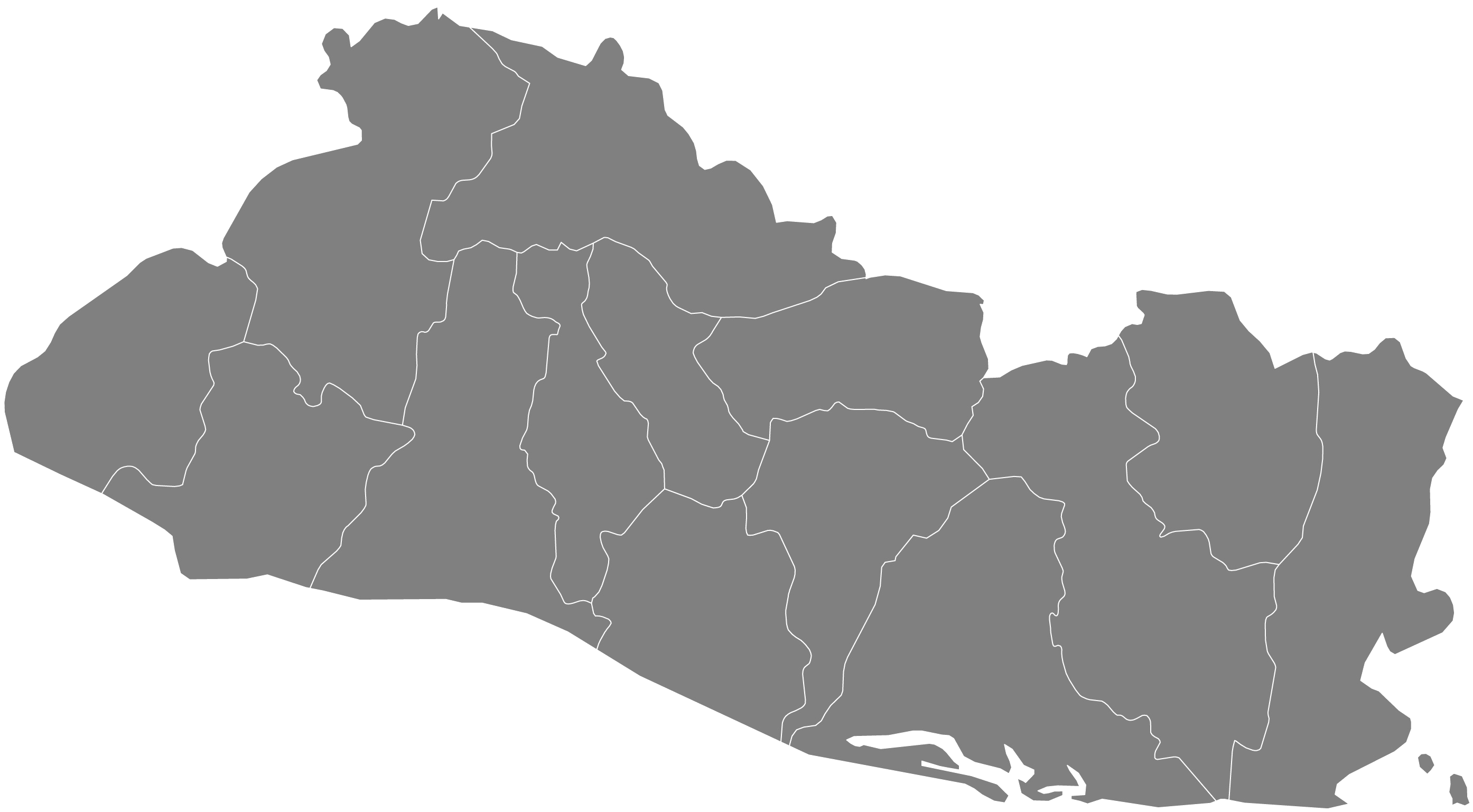 map of El Salvador