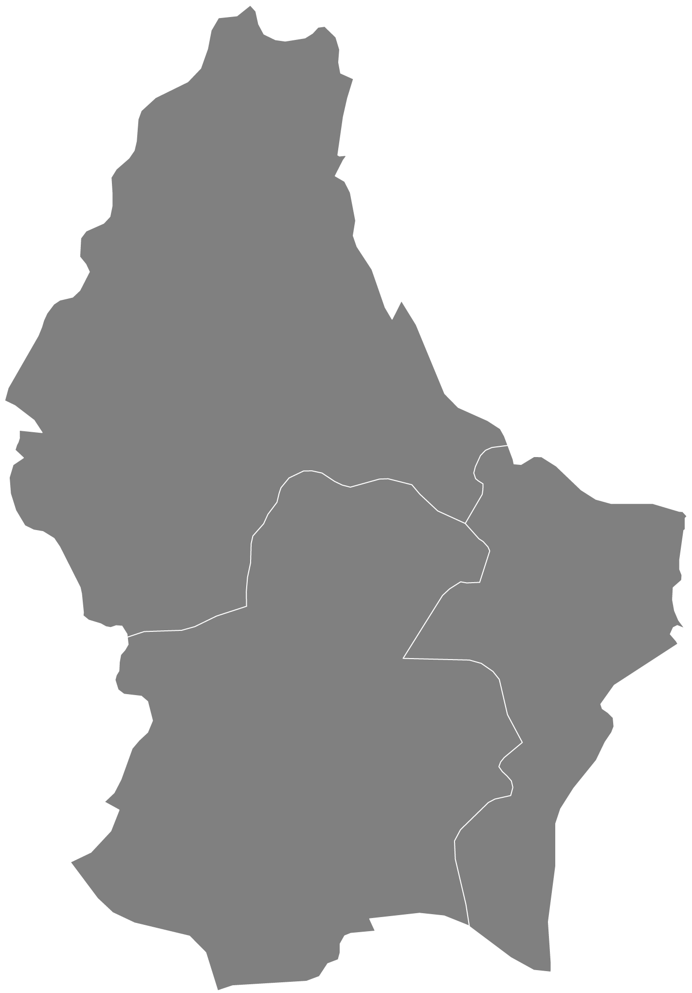 map of luxembourg