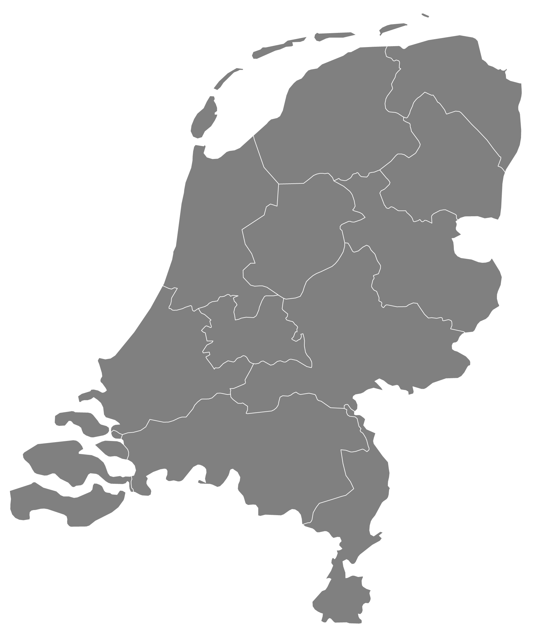 map of netherlands