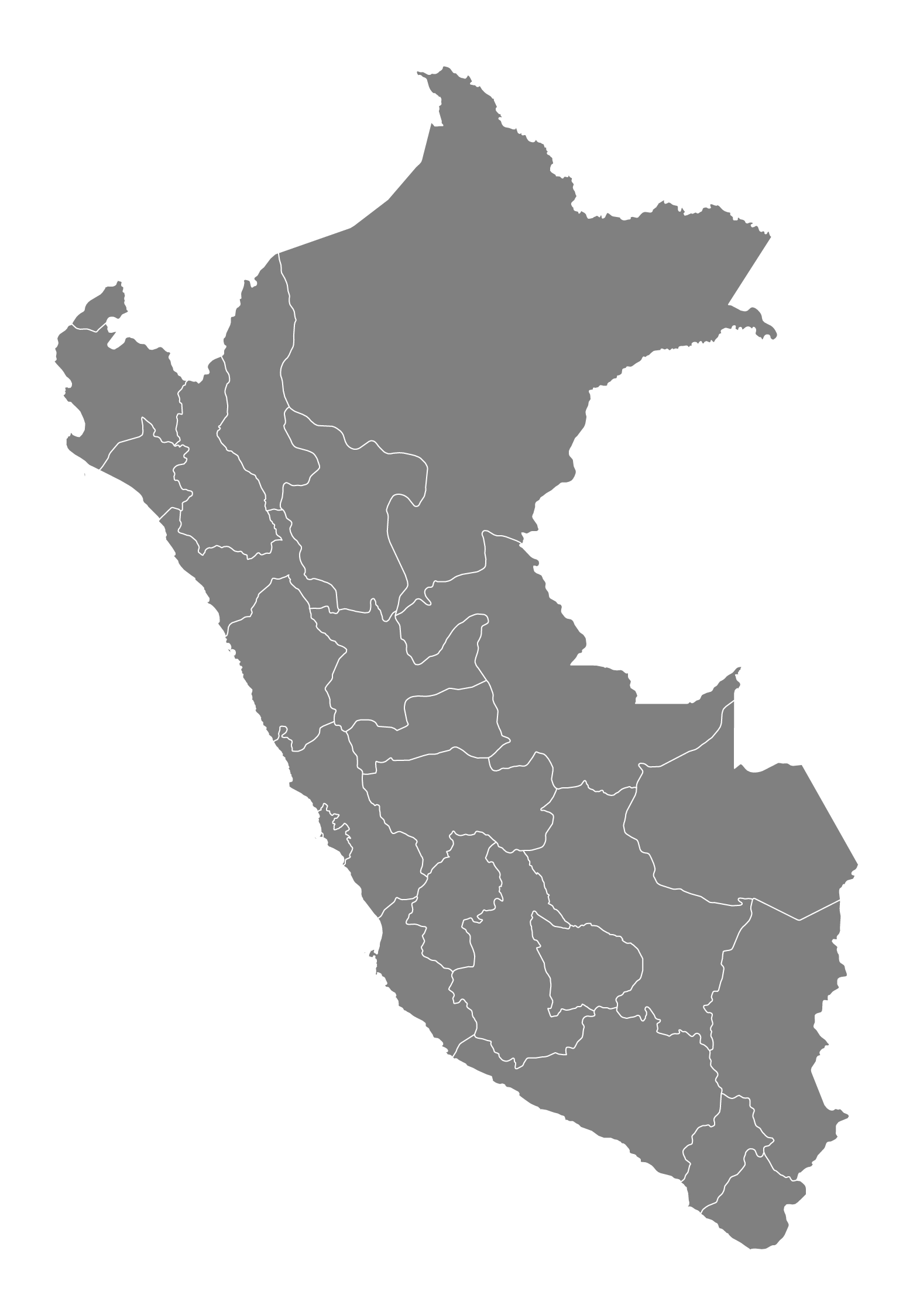 map of peru