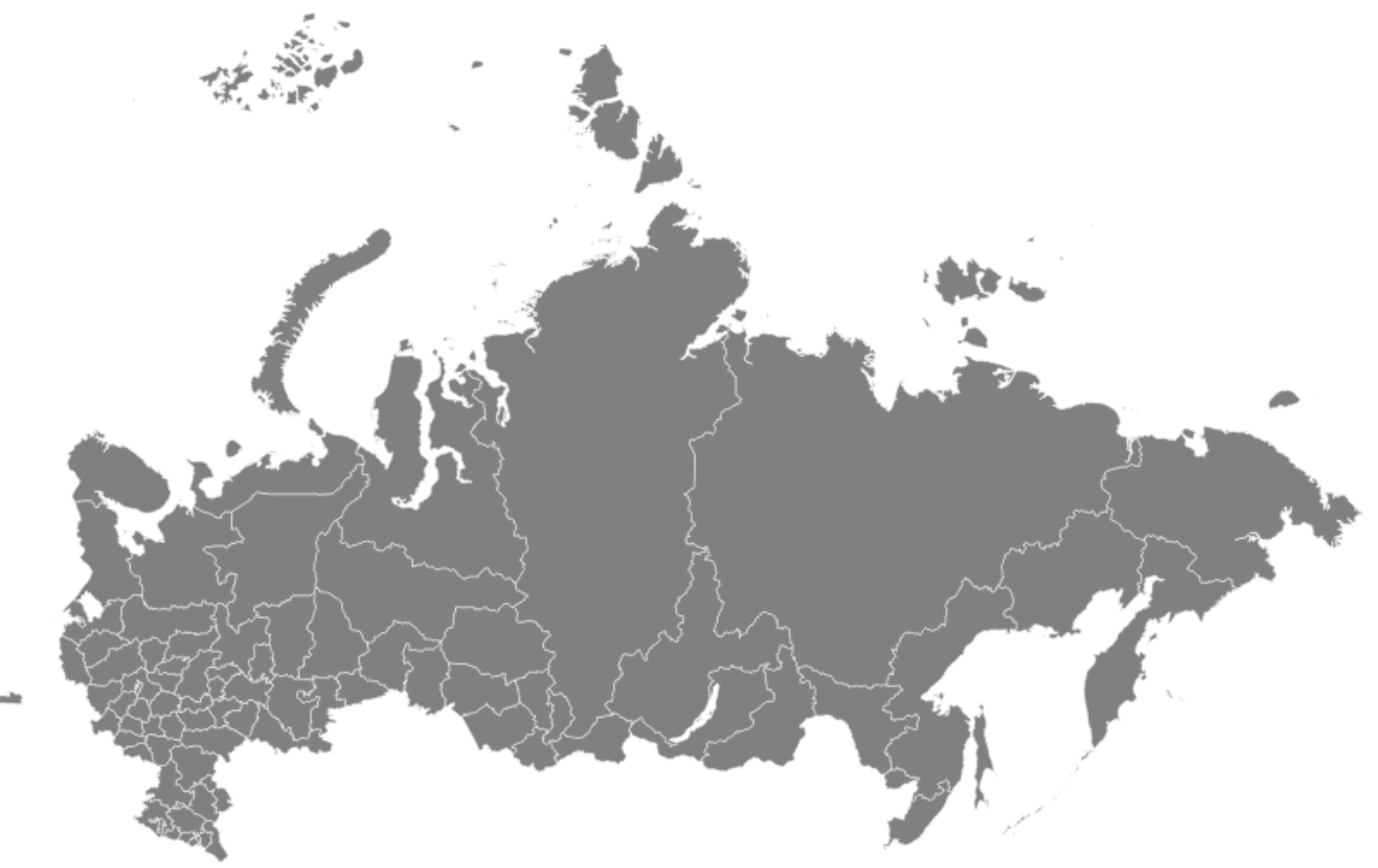map of russia