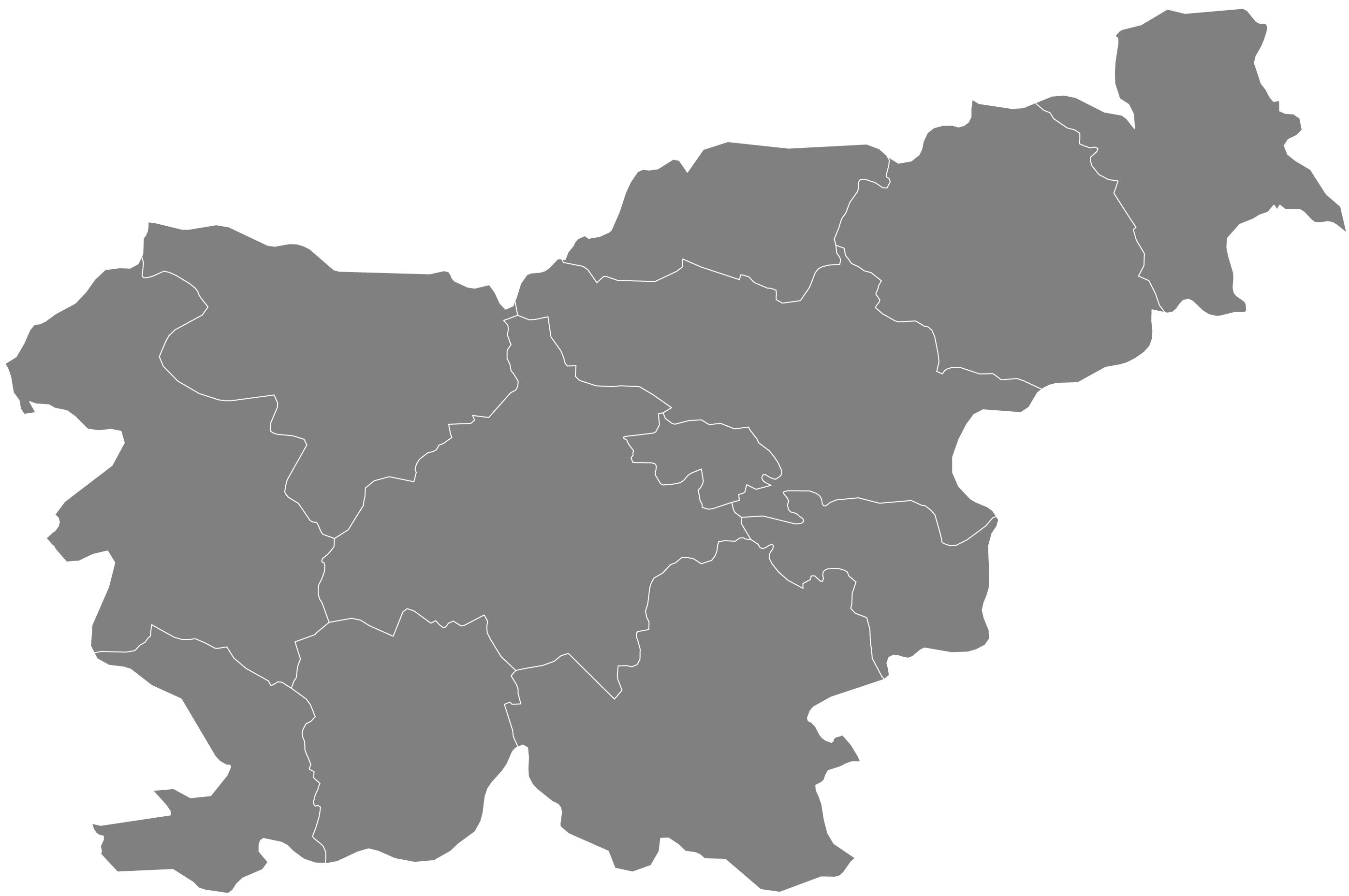 map of slovenia