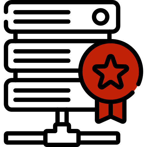 server with red badge