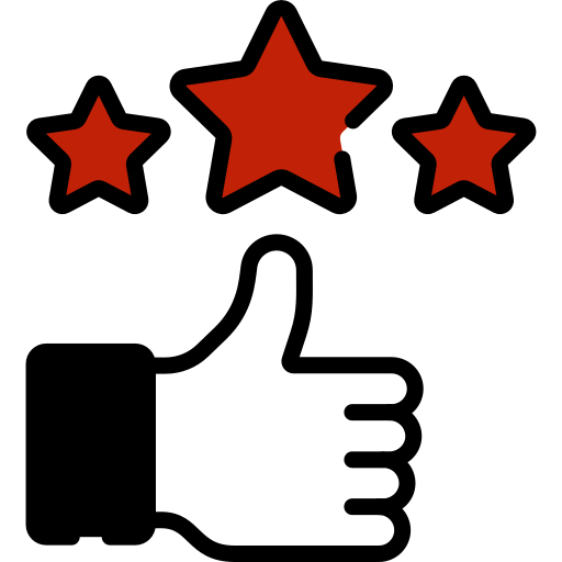 A picture of hand and three star