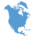 Map of North America