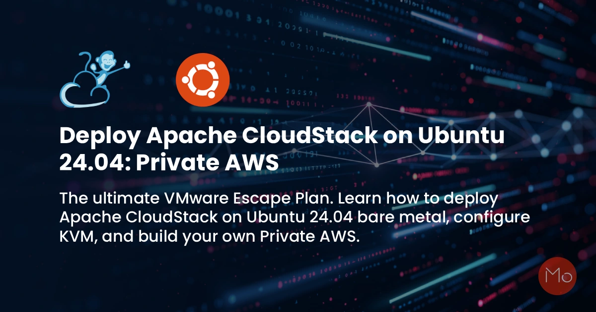Deploy Apache CloudStack on Ubuntu 24.04: Private AWS
