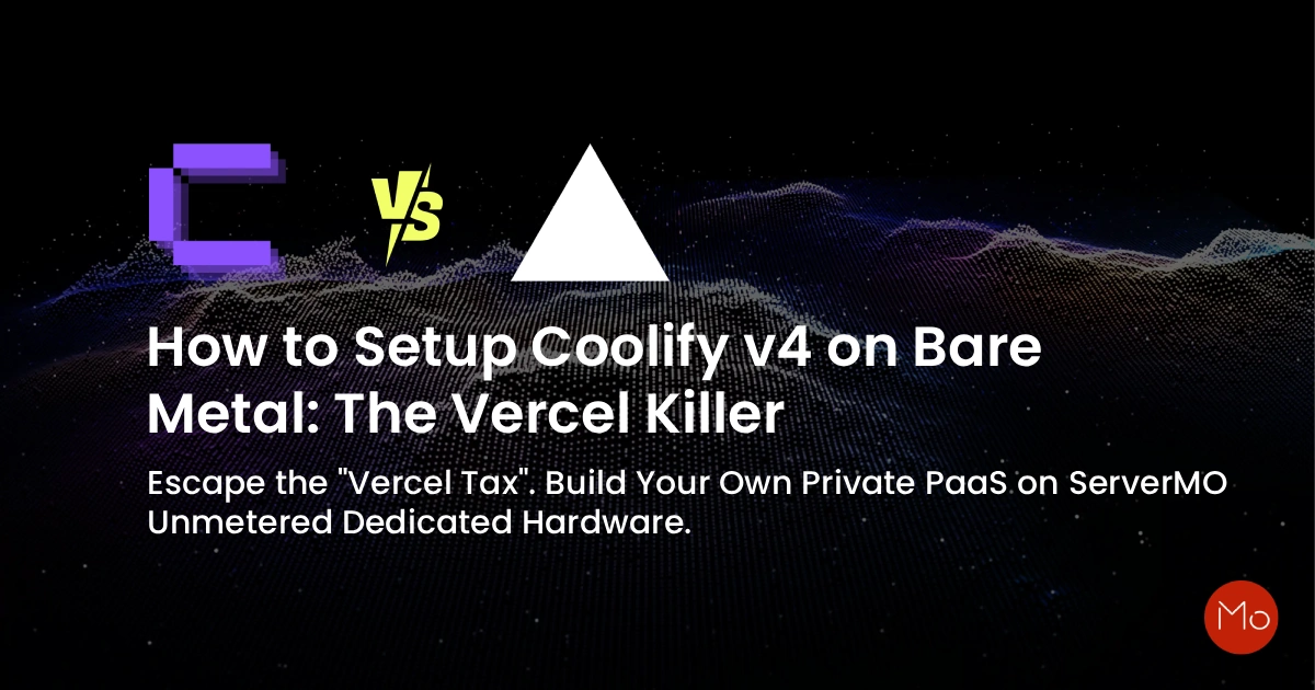 How to Setup Coolify v4 on Bare Metal: The Vercel Killer