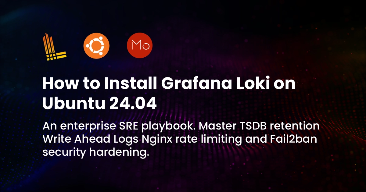 Install Grafana Loki on Ubuntu 24.04 (Enterprise SRE Guide)