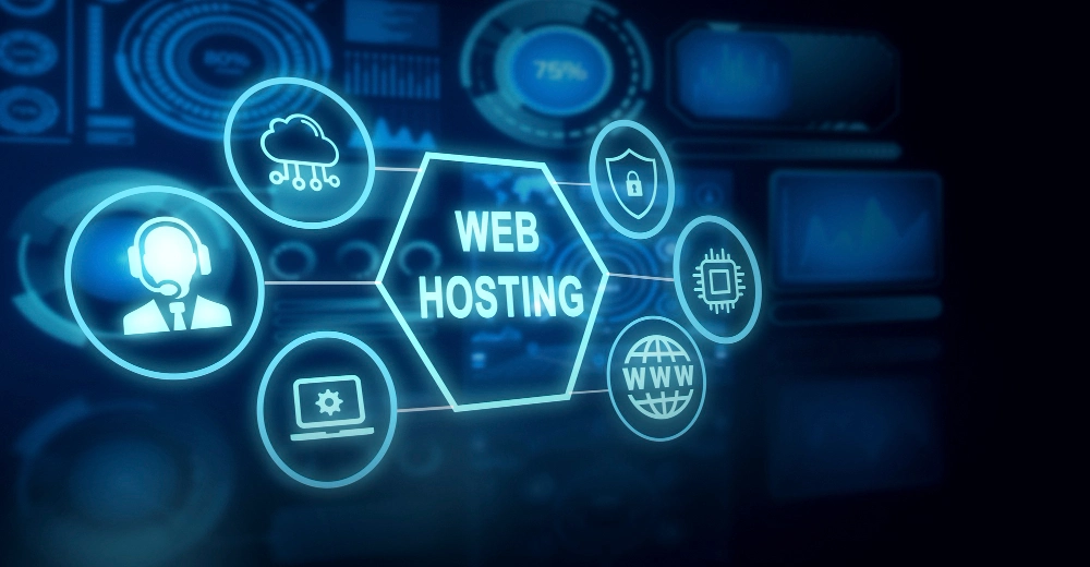 image is illustrates Application and Web Hosting